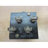 Allen Bradley 800T-PB16 Pushbutton Contact Only - Used