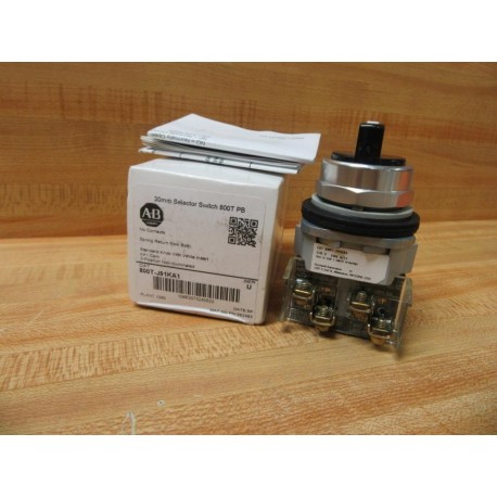 Allen Bradley 800T-J91KA1 3 Pos Selector Switch
