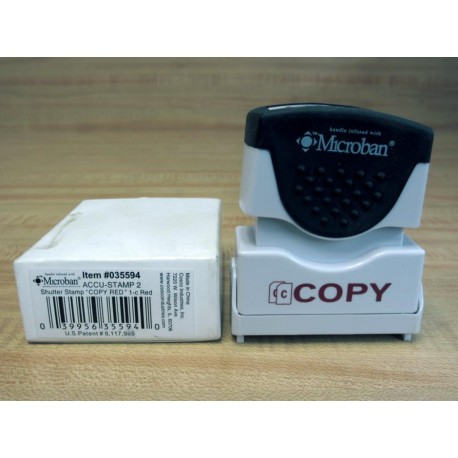 Microban 035594 Shutter Stamp "COPY"