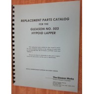 Gleason 503 Hypoid Lapper Parts Manual - Used