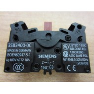 Siemens 3SB3400-0C Block 3SB34000C - New No Box