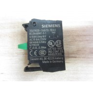 Siemens 3SU1400-1AA10-1BA0 Contact Block 3SU14001AA101BA0 - New No Box