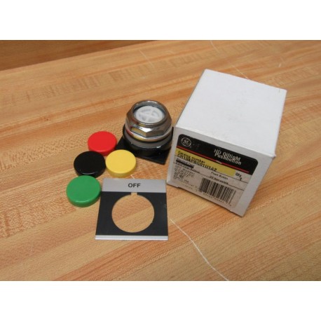 General Electric CR104PBG01U1A2 HD Oiltight Push Button GE wOff Plate