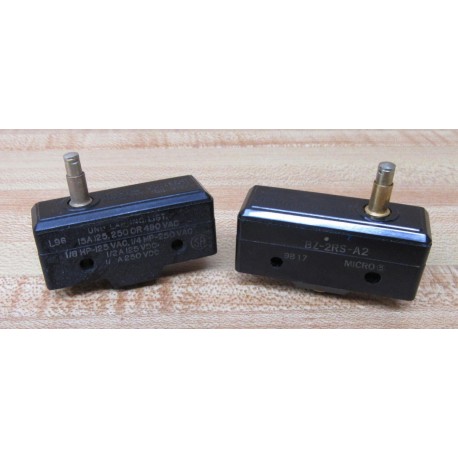 Micro Switch BZ-2RS-A2 Limit Switch BZ2RSA2 (Pack of 2) - New No Box