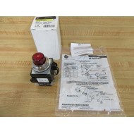 General Electric CR104PLT32R Red Push Button GE