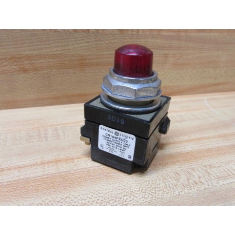 General Electric CR104PLT32R Red Push Button GE - Used
