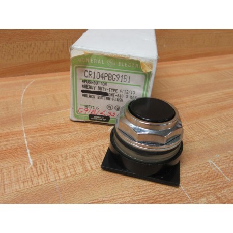 General Electric CR104PBG91B1 Pushbutton GE