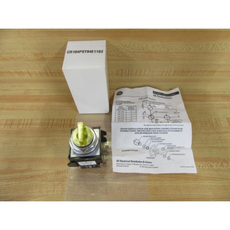 General Electric CR104PST94E11S2 Selector Switch
