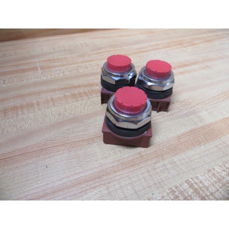 Siemens 3SB03-PER Pushbutton 3SB03PER (Pack of 3) - Used