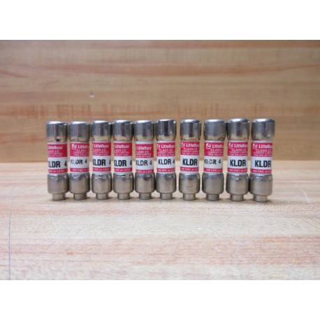 Littelfuse KLDR-4 Fuse Cross Ref 486M27, KLDR004 (Pack of 10) - New No Box
