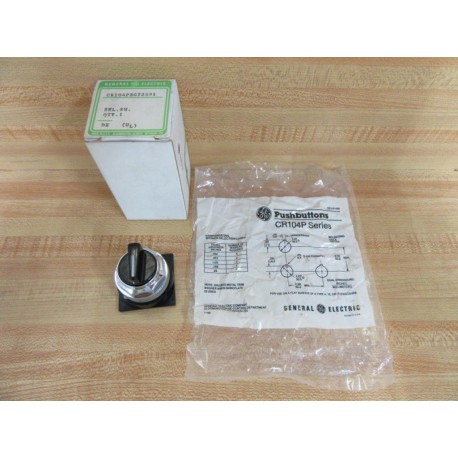 General Electric CR104PSG72B91 Selector Switch 3 Position