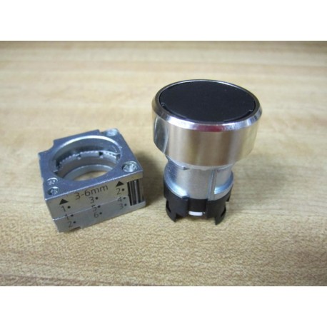 Furnas Siemens 3SB3500-0AA11 Black Button 3SB35000AA11 - New No Box