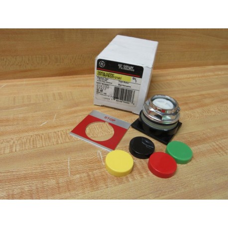 General Electric CR104PBG01U1A1 Flush Button GE WO Contacts