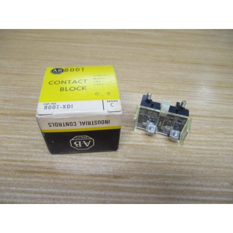 Allen Bradley 800T-XD1 Contact Block 800TXD1 Ser.C