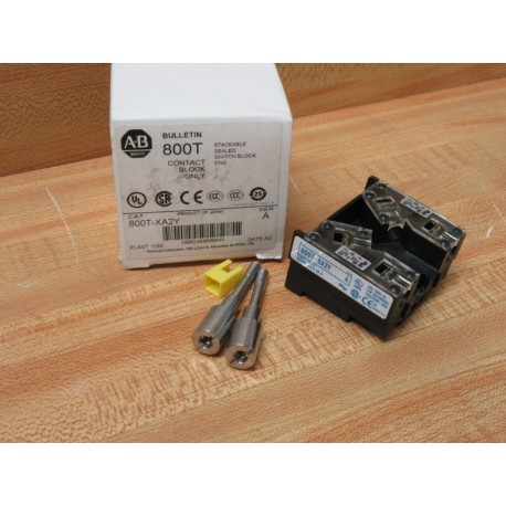 Allen Bradley 800T-XA2Y Contact Block 800TXA2Y