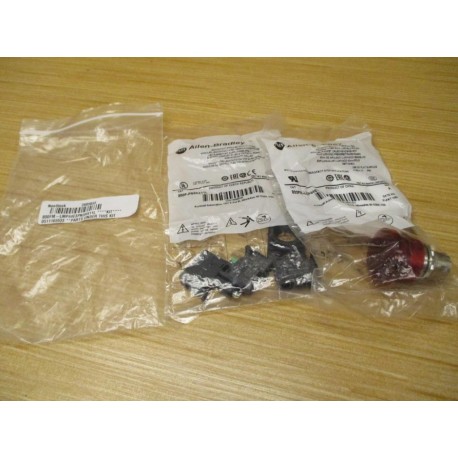 Allen Bradley 800FM-LMP44E3PN3RX11L Illum. PushPull Button Kit