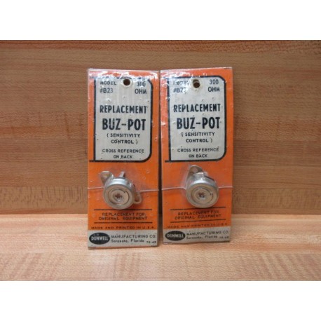 Dunwell Manufacturing B23 Potentiometer 300Ω (Pack of 2)