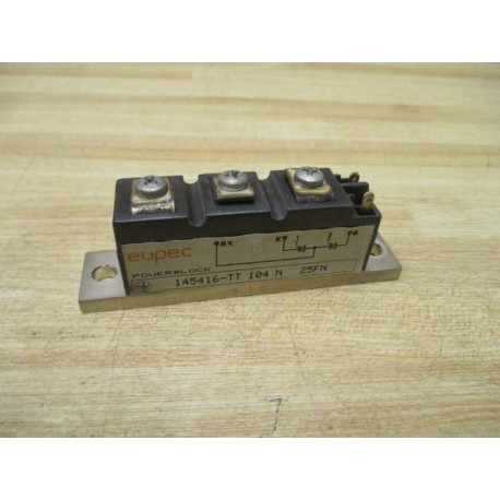 Eupec 145416-TT 104 N Powerblock Transistor 145416TT104N - Used