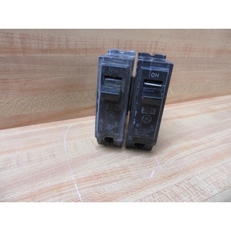 General Electric THQL120 GE Circuit Breaker 20Amp GE (Pack of 2) - Used