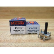 Mallory PTA-352L Potentiometer 3500Ω PTA352L (Pack of 2)