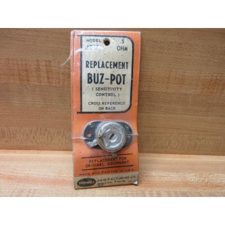 Dunwell Manufacturing B19 Potentiometer .5Ω