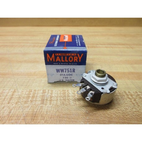 Mallory WW751R Potentiometer 750Ω