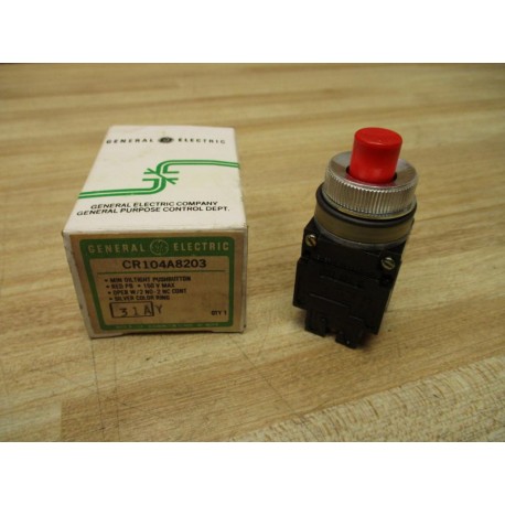 General Electric CR104A8203 Push Button
