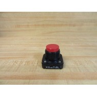 Allen Bradley 800H-BR Pushbutton 800HBR Red Core Only - Used