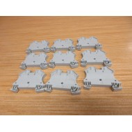Allen Bradley 1492-J6 Terminal Block 1492J6 Gray (Pack of 9) - New No Box