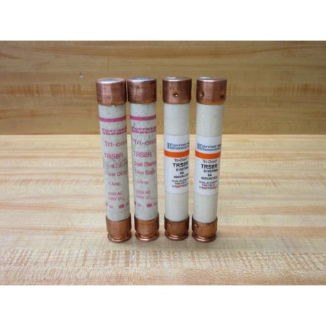 Gould Shawmut Ferraz Trionic TRS8R Fuse Cross Ref 4YZK8 (Pack of 4) - New No Box