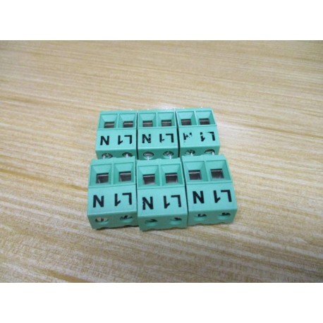 Phoenix Contact MKDSP 10N2-10,16 PCB Terminal Block (Pack of 6) - New No Box