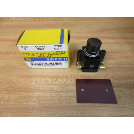 Square D 9001-GO-1 Push Button Switch