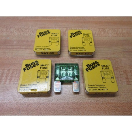 Buss MAX-30 Bussmann Fuse Cross Ref 6AYD9 (Pack of 4)