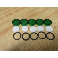 Allen Bradley 800E-ALF3 22.5mm Illum. Pushbutton Cap (Pack of 5) - New No Box