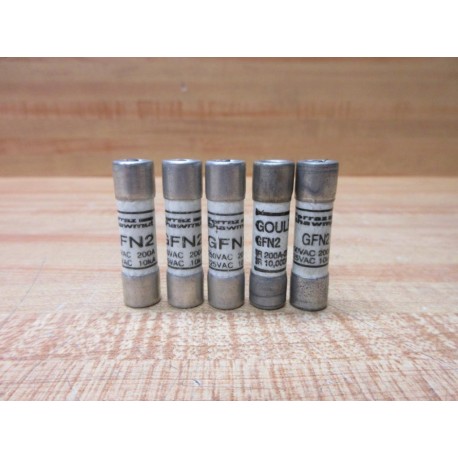 Gould Shawmut Ferraz Mersen GFN2 Fuse (Pack of 5) - New No Box