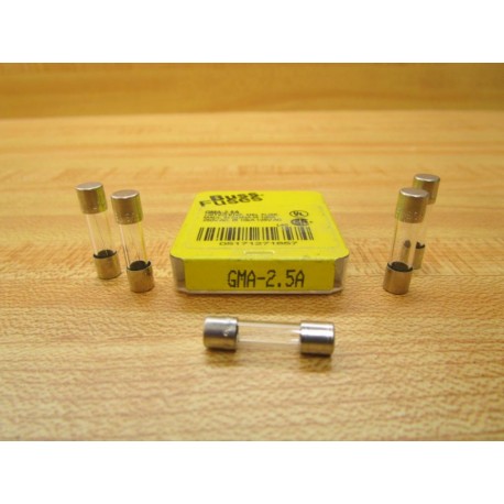 Buss GMA-2.5A Bussman Fuse Cross Ref 6F102 Fine Wire Element (Pack of 5)