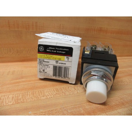 General Electric CR104PBL11W1S8 Pushbutton GE Illum.