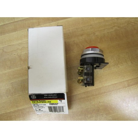 General Electric CR104PBG91R2 Red Push Button GE