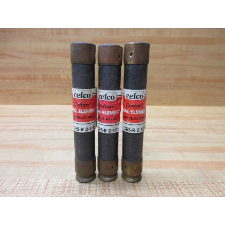 Cefco CRS-R-2-12 Fuse CRSR212 (Pack of 3) - Used