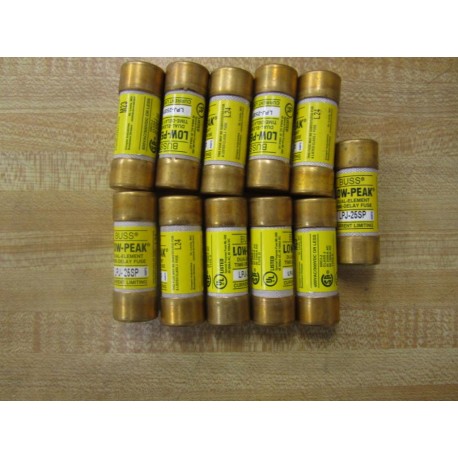 Buss LPJ-25SP Bussmann Fuse Cross Ref 4XF34 (Pack of 11) - New No Box