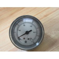 Ametek USG 0-200 PSI Pressure Gauge Back Mounting 14" Thread (Pack of 2) - Used