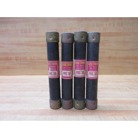 Buss FRS-30 Bussmann Fusetron Fuse FRS30 (Pack of 4) - Used
