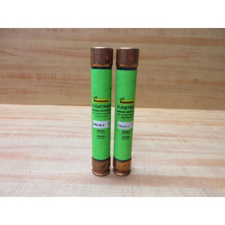 Buss FRS-R-2 Bussmann Fuse Cross Ref 2A158 Energy Efficient (Pack of 2) - New No Box