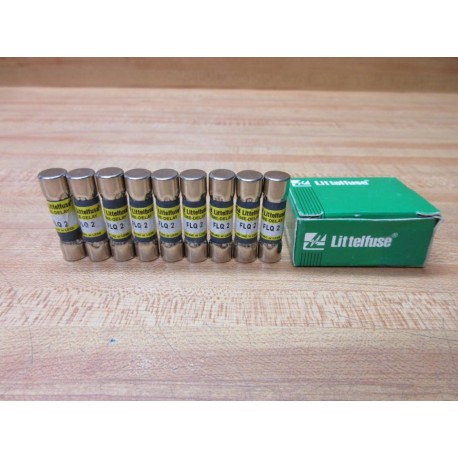 Littelfuse FLQ-2A Fuse Cross Ref 486J21, FLQ002 (Pack of 9)