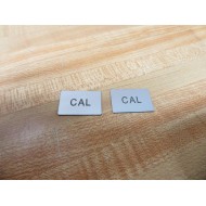 Eaton M22-XST-ETCH Cutler Hammer Legend Plate Insert CAL (Pack of 2) - New No Box