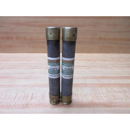 Reliance ECSR-8 Fuse ECSR8 (Pack of 2) - New No Box