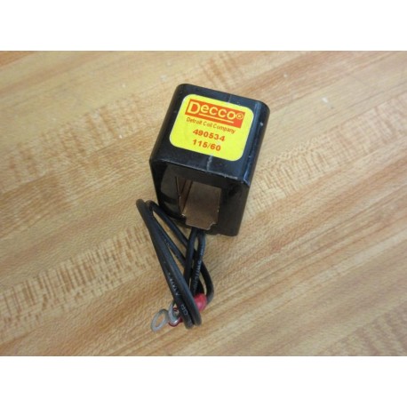 Decco 490534 Solenoid Coil 11560 Black - New No Box