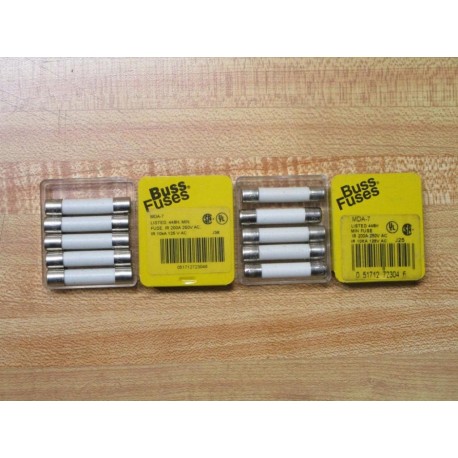 Buss MDA-7 Cooper Bussmann Fuse Cross Ref 1CM17 (Pack of 10)