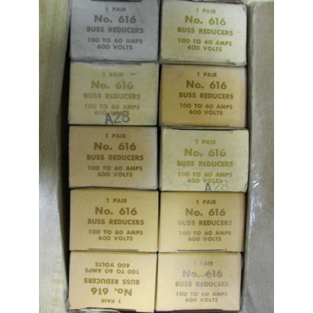 Buss 616 Bussmann Fuse Reducers (Pack of 10)