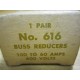 Buss 616 Bussmann Fuse Reducers (Pack of 10)